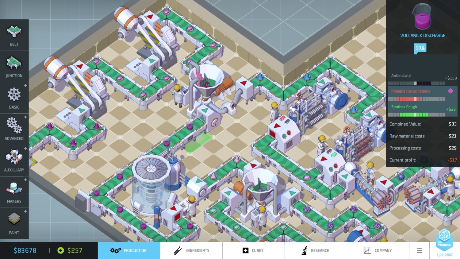 big pharma game screenshot